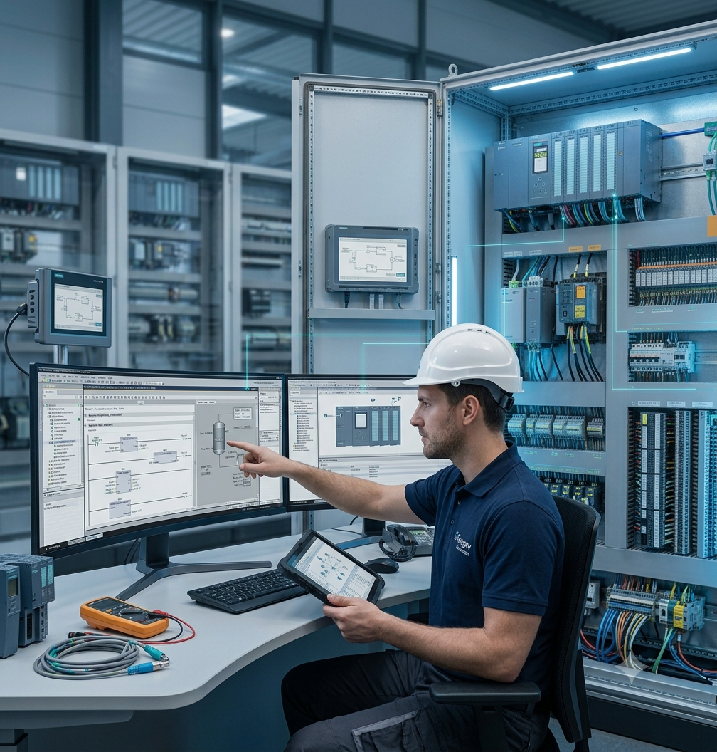 Siemens industrial automation control system